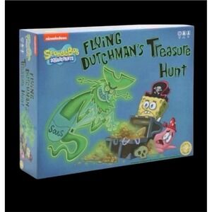 SpongeBob Flying Dutchman's Treasure Hunt Board Game Nickelodeon New Open Box